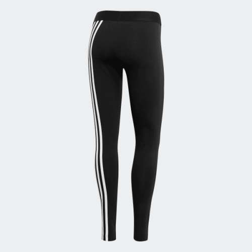 Original Women's adidas Asymmetrical 3-Stripes Tights Black DX7969 Size Medium
