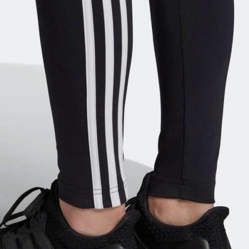 Original Women's adidas Asymmetrical 3-Stripes Tights Black DX7969 Size Medium