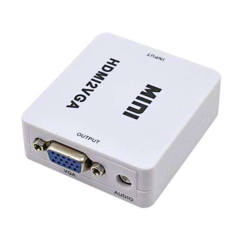 Mini HDMI to VGA Adapter + Audio Cable for XBOX360 for PS4/PS3 PC to 1080P HDTV Display Projector