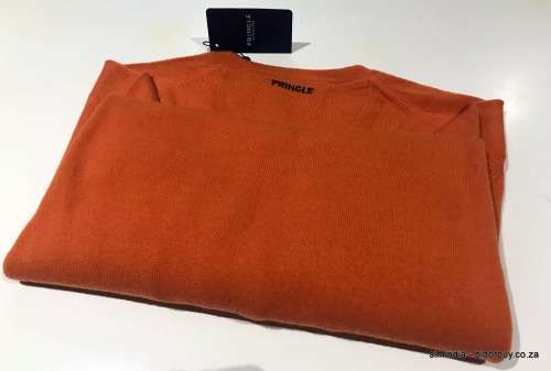 Original Mens PRINGLE Charleston V-neck Knit Furnace Size Large