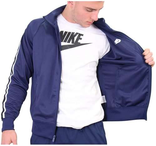 Original Mens NIKE SPORTSWEAR N98 JACKET NAVY AR2244 410 Size XL