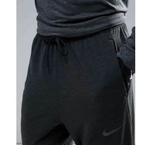 Original NIKE MEN'S DRI-FIT LIGHTWEIGHT TRAINING CUFFED PANTS Anthracite 933439 011 Size XL