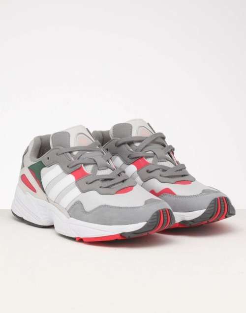 Original Men's adidas Yung 96 Grey/ White/ Pink Sneakers DB2608 Size UK 10 (SA 10)