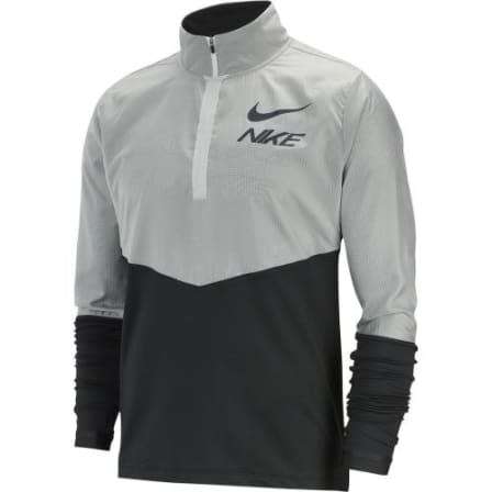 Original Mens NIKE Element 1/2 Zip Running Hybrid Top BV4725 010 Size Large