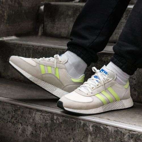 Original UNISEX adidas Marathon Tech G27418 Clear Brown/ High Res Yellow UK 9 (SA 9)