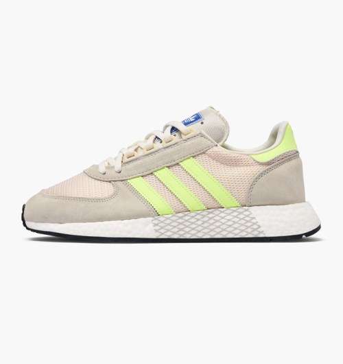 Original UNISEX adidas Marathon Tech G27418 Clear Brown/ High Res Yellow UK 9 (SA 9)