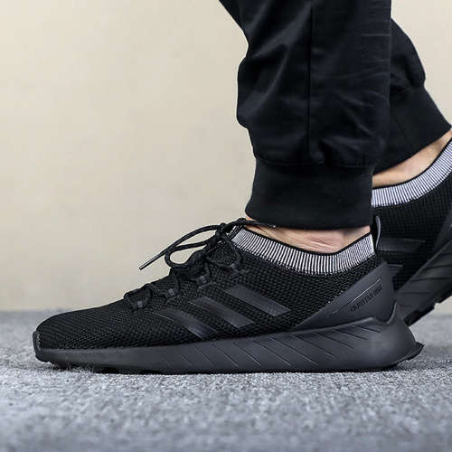 Original Mens adidas QUESTAR RISE Core Black/ Carbon BB7197 Size UK 7 (SA 7)