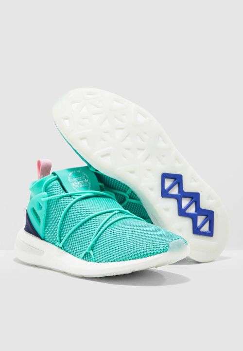 Original Women's adidas ARKYN KNIT Lime Green/Pink CG6231 Size UK 8 (SA 8)