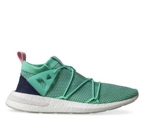 Original Women's adidas ARKYN KNIT Lime Green/Pink CG6231 Size UK 8 (SA 8)