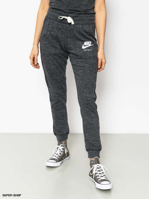 Original Womens NIKE Sportswear Gym Vintage Trousers Anthracite 883731 060 Size Medium