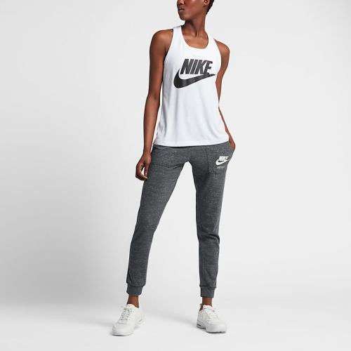 Original Womens NIKE Sportswear Gym Vintage Trousers Anthracite 883731 060 Size Medium