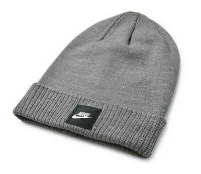 Original UNISEX Nike Futura Beanie Grey One Size fits All CK6472 091