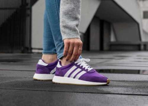Original Women's adidas I-5923 Active Purple/ White/ Gum CG6021 Size UK 6 (SA 6)