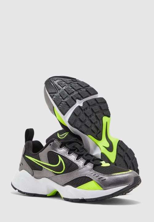 Original Mens Nike AIR Heights Black/ Volt AT4522 006 Size UK 8 (SA 8)