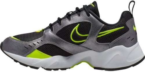 Original Mens Nike AIR Heights Black/ Volt AT4522 006 Size UK 8 (SA 8)