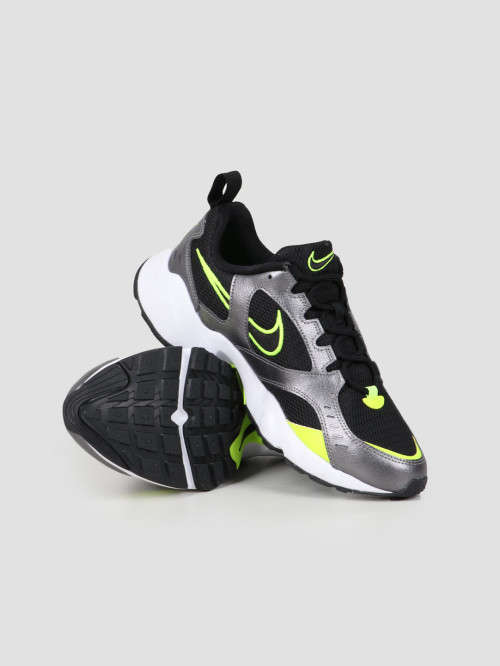 Original Mens Nike AIR Heights Black/ Volt AT4522 006 Size UK 8 (SA 8)