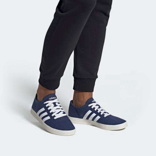 Original Men's adidas Easy Vulc 2.0 Skateboarding Navy/White EG4034 Size UK 9 (SA 9)