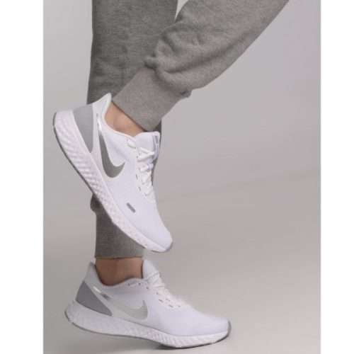 Original Women's Nike Revolution 5 White/ Wolf Grey BQ3207 100 Size UK 5.5 (SA 5.5)