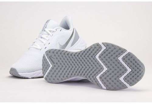 Original Women's Nike Revolution 5 White/ Wolf Grey BQ3207 100 Size UK 5.5 (SA 5.5)