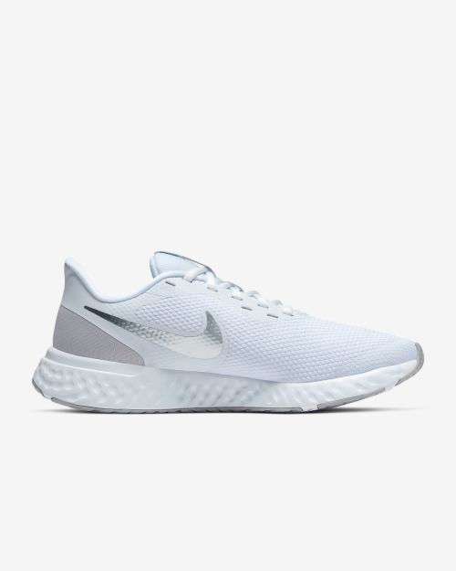 Original Women's Nike Revolution 5 White/ Wolf Grey BQ3207 100 Size UK 5.5 (SA 5.5)