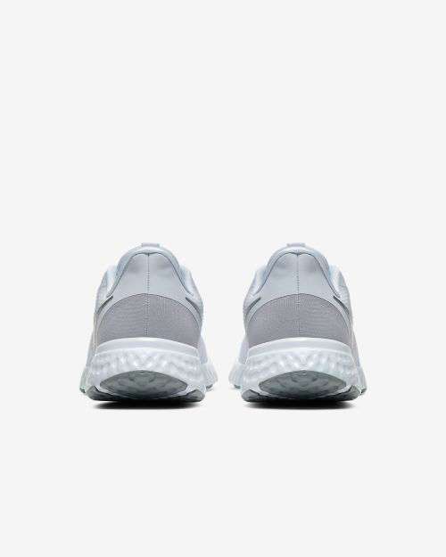 Original Women's Nike Revolution 5 White/ Wolf Grey BQ3207 100 Size UK 5.5 (SA 5.5)