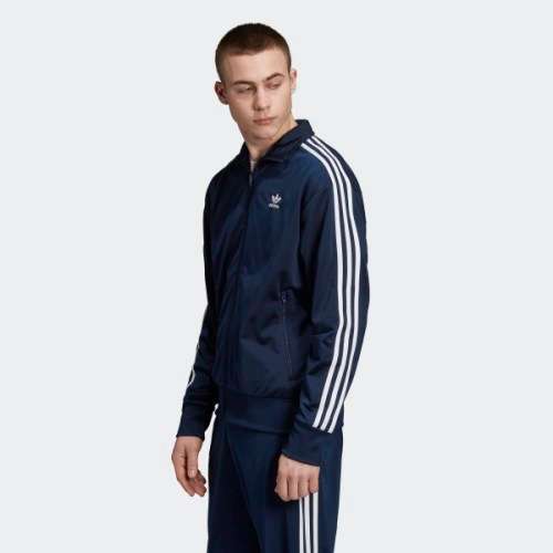 Original Men's adidas Firebird Track Jacket Navy Blue CL7828 Size Large
