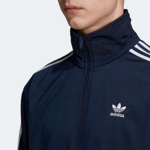 Original Men's adidas Firebird Track Jacket Navy Blue CL7828 Size Large