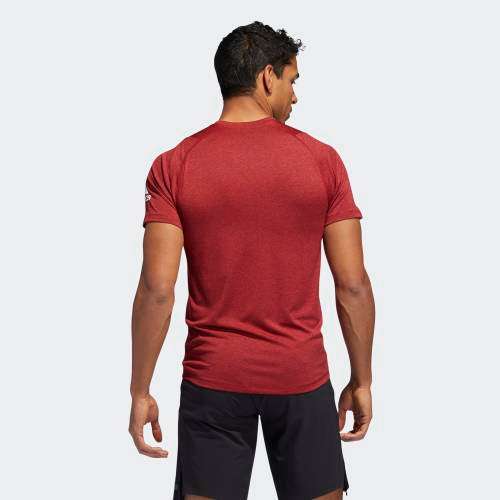 Original Men's adidas FREELIFT SPORT ULTIMATE HEATHER TEE DX9488 Size Medium