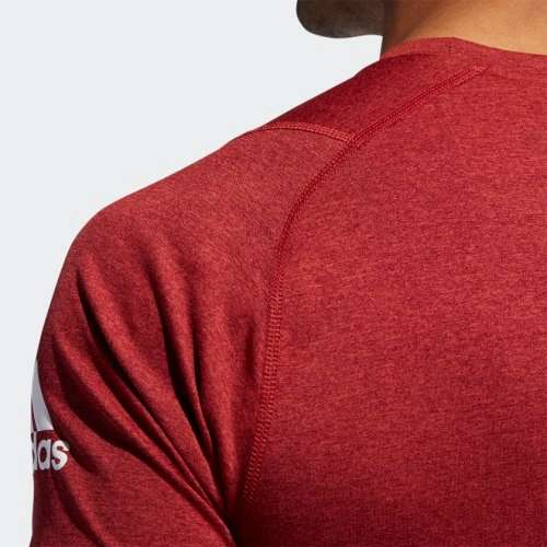 Original Men's adidas FREELIFT SPORT ULTIMATE HEATHER TEE DX9488 Size Medium