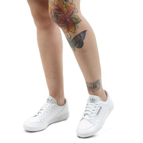 Original Women's adidas CONTINENTAL 80 Triple White EE8383 Size UK 4 (SA 4)