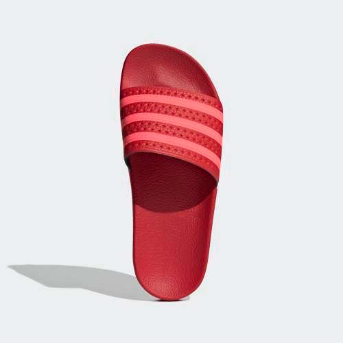 Original Women s adidas ADILETTE SLIDES Scarlet Flash Red EE6185 Size UK 5 SA 5 bobshop .za