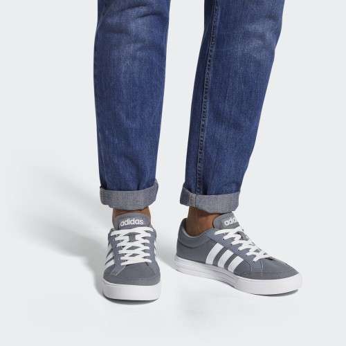 Original Men's adidas VS SET Grey/ Cloud White AW3892 Size UK 9 (SA 9)