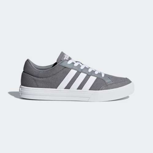 Original Men's adidas VS SET Grey/ Cloud White AW3892 Size UK 9 (SA 9)