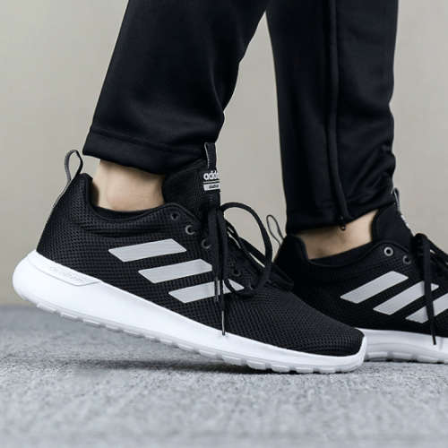 Original Men's adidas Lite Racer CLN Carbon Black/ Grey Two B96567 Size UK 8 (SA 8)