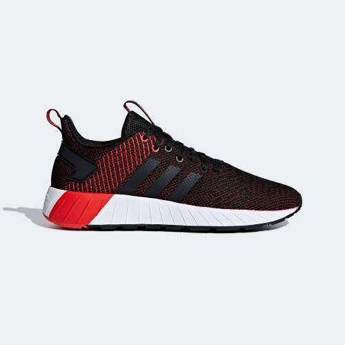 Original adidas Men's QUESTAR BYD Core Black/ Active Red F35041 Size UK 8 (SA 8)