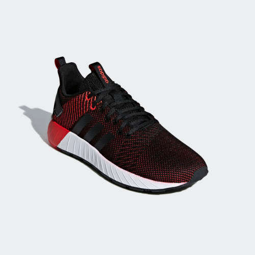 Original adidas Men's QUESTAR BYD Core Black/ Active Red F35041 Size UK 8 (SA 8)