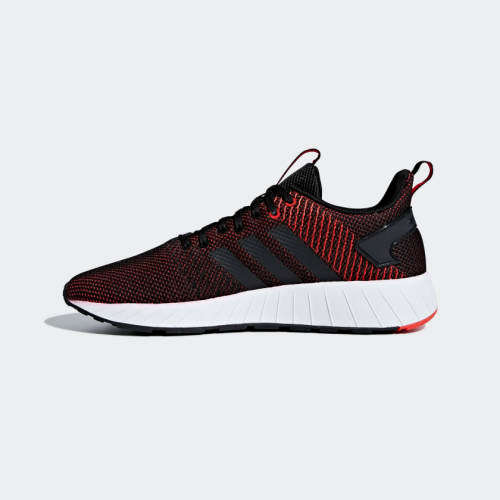 Original adidas Men's QUESTAR BYD Core Black/ Active Red F35041 Size UK 8 (SA 8)
