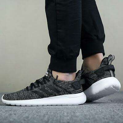 Men's lite racer byd core shoes  black/white online