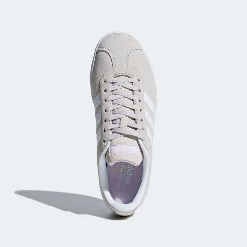 Original Women's adidas VL Court 2.0 Chalk Pearl DA9888 Size UK 4 (SA 4)
