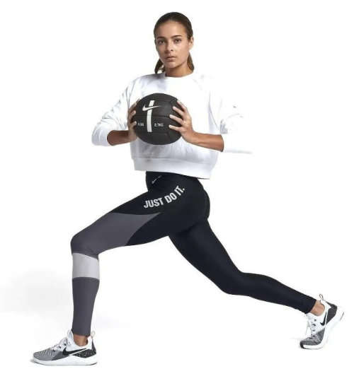 Original NIKE Womens Power Team Victory Tight Fit Long Leggings CD8580 010 Size Medium