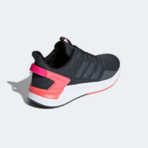 Original Women's adidas QUESTAR RIDE Grey Six/ Shock Red F35037 Size UK 5 (SA 5)