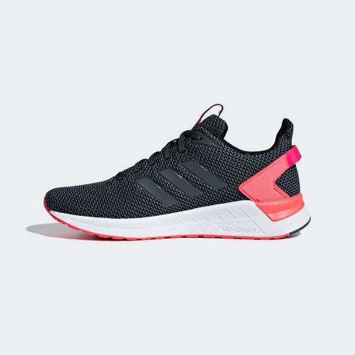 Original Women's adidas QUESTAR RIDE Grey Six/ Shock Red F35037 Size UK 5 (SA 5)