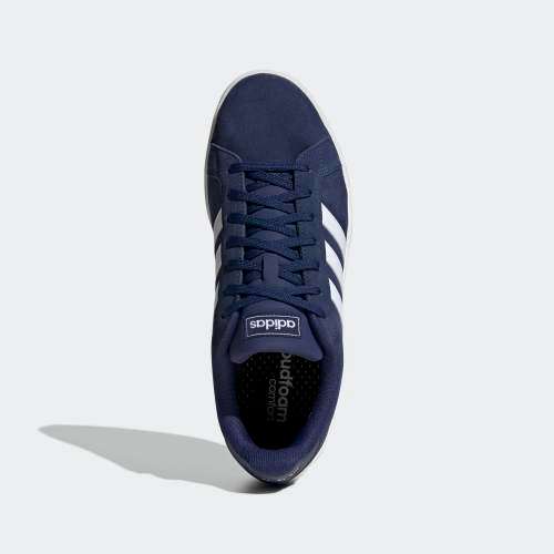 Original Mens adidas Grand Court Dark Blue/ Cloud White F36410 Size UK 8 (SA 8)