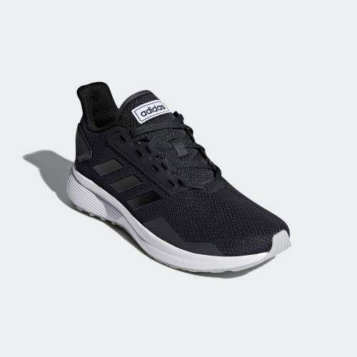 Original Women's adidas DURAMO 9 Carbon/ Core Black B75990 Size UK 4 (SA 4)
