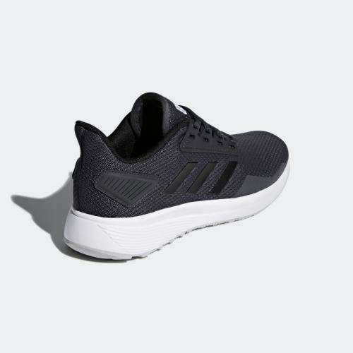 Original Women's adidas DURAMO 9 Carbon/ Core Black B75990 Size UK 4 (SA 4)
