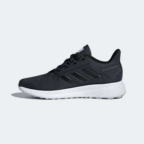 Original Women's adidas DURAMO 9 Carbon/ Core Black B75990 Size UK 4 (SA 4)