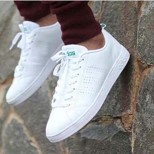Original Men s adidas VS Advantage CL White Green F99251 Size UK 11 SA 11 bobshop .za