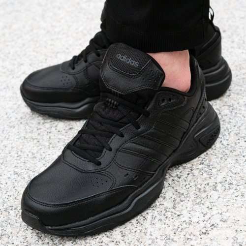 Original Men's adidas Strutter Core Black/ Grey Six EG2656 Size UK 9 (SA 9)