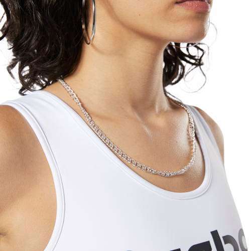 Original Womens Reebok Classics Vector Light Impact Bra White/Black EB5077 Size Medium