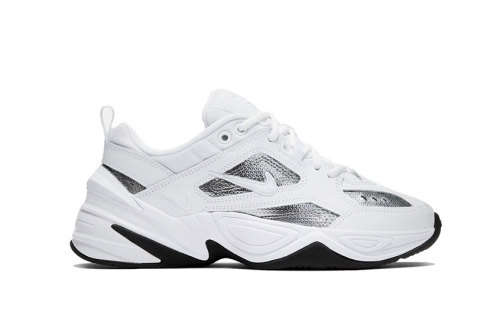 Original UNISEX NIKE M2K Tekno Essential White/ MTL Silver CJ9583 100 Size UK 5 (SA 5)